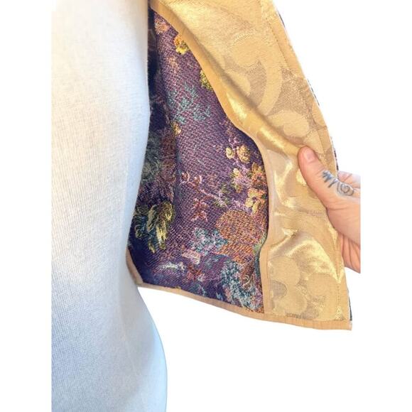 Vintage Floral Patchwork Women's Jacket - Picture 8 of 9